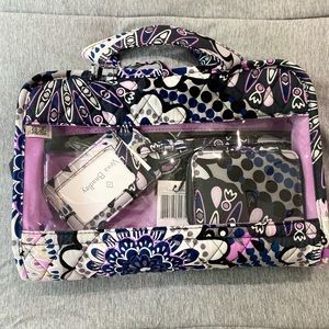 [New] Vera Bradley Travel Set in Mimosa Medallion